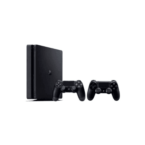 PlayStation 4 Slim Console Black sold 1TB + Controllers