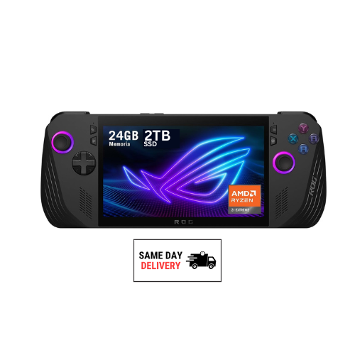 ASUS ROG Ally X RC72L 2024 Gaming Handheld Console AMD Z1 Extreme Processor 24GB RAM 2TB SSD 7 Inch FHD 1920x1080 120HZ Gorilla Glass Victus Wi-Fi 6E Windows 11 Home