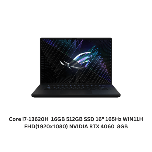 ASUS ROG Zephyrus G16 Gaming Laptop 16.0 Inch WUXGA 165Hz Display Intel Core i7-13620H 16GB DDR4 RAM 512GB SSD 8GB RTX 4060 Backlit ENG KB Win11 Eclipse Gray | GU603VV-G16.I74060