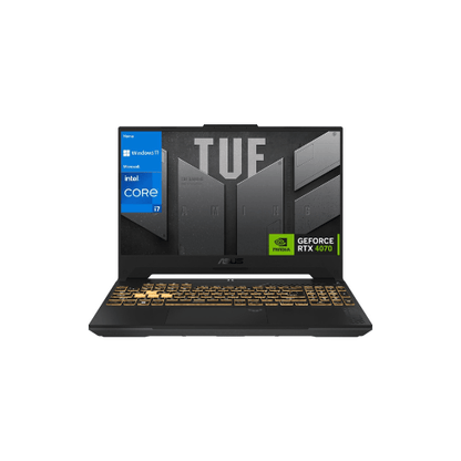 ASUS TUF F15 FX507VI 13th Gen Intel Core i7-13620H 16GB RAM DDR5 1TB SSD NVIDIA GeForce RTX 4070 8GB 15.6 Inch FHD(1920x1080) 144Hz Windows 11 Home 1-Zone RGB English KB Mecha Gray