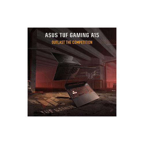 Asus TUF Gaming A15 2024 Laptop AMD Ryzen 7-7435HS 15.6inch FHD 512GB SSD 8GB RAM 4GB NVIDIA GeForce RTX 2050 Graphics Windows 11 Home Graphite Black FA506NFR-HN004W