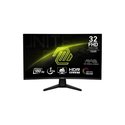 MSI MAG 32C6 32 Inch Full HD Curved 180Hz 1ms Gaming Monitor.