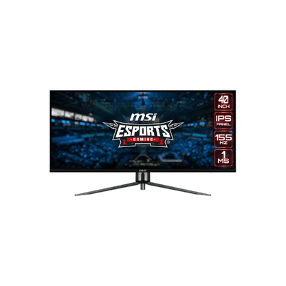 MSI MAG 401QR Gaming Monitor 40 Inch UWQHD IPS Display 155Hz Refresh Rate.