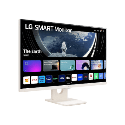 LG 27SR50F 27 Inch Smart FHD IPS Monitor with webOS 23 HDR10 Screen Share Wi-Fi Bluetooth 5Wx2 Stereo Speaker Tilt Stand Apple AirPlay 2