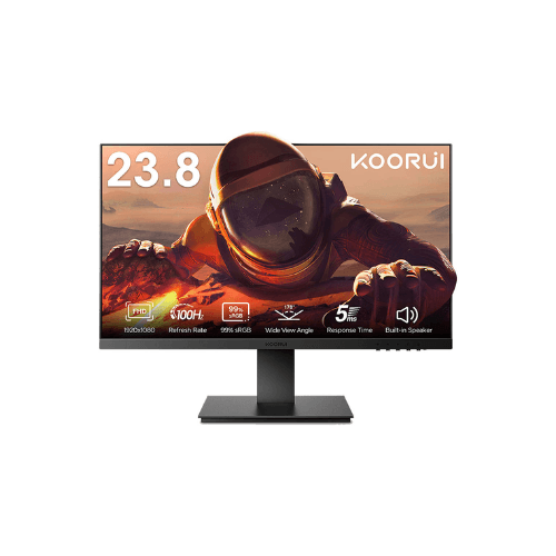 KOORUI 24 Inch P01 Gaming Monitor FHD 1080P Refresh Rate 100Hz Response Time 5ms HDMI VGA - Gamez Geek UAE