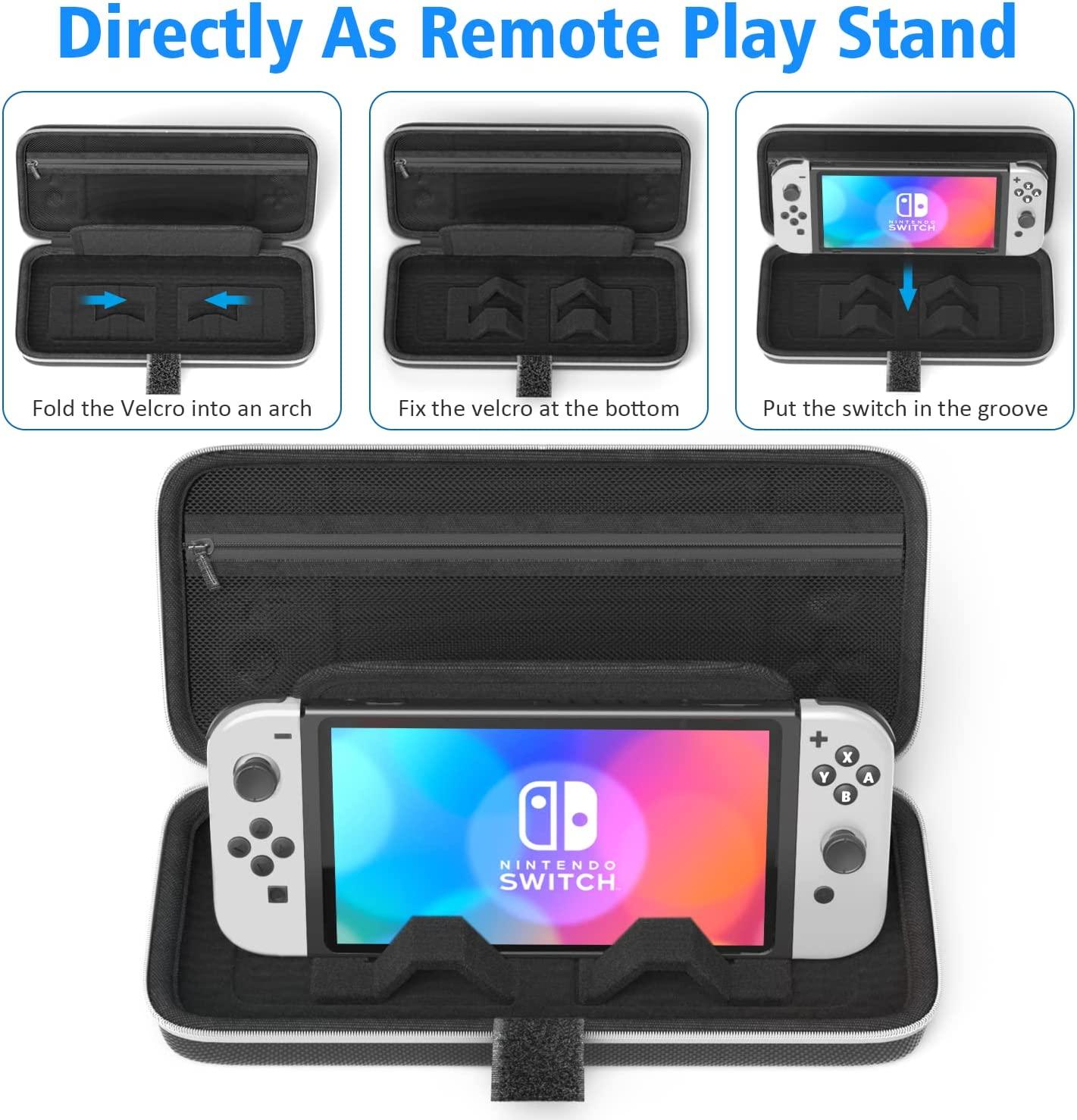 Nintendo Switch Carrying Case with Stand and Game Storage - Gamez Geek