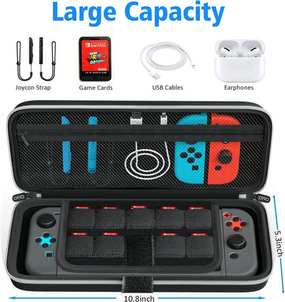 Nintendo Switch Carrying Case with Stand and Game Storage - Gamez Geek