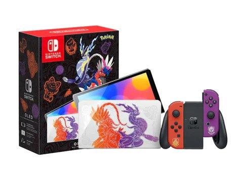 Nintendo Switch OLED Console 2022 Pokemon Scarlet and Violet Edition - Gamez Geek