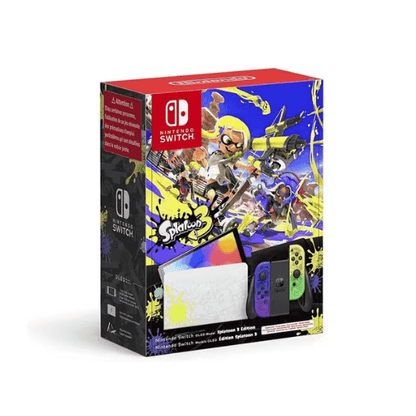 Nintendo Switch OLED Console Model Splatoon 3 Special Edition - Gamez Geek