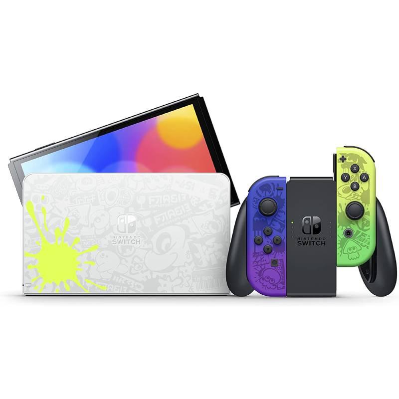 Nintendo Switch OLED Console Model Splatoon 3 Special Edition - Gamez Geek