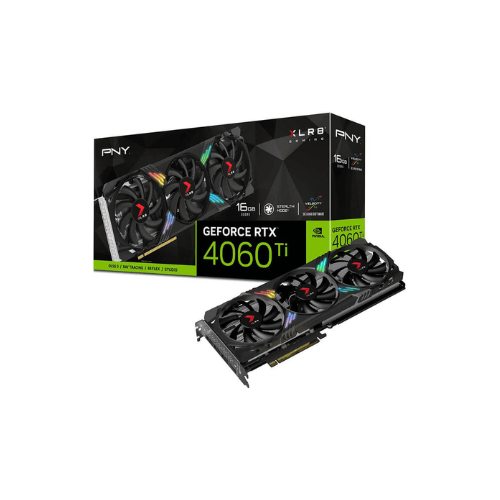 PNY GeForce RTX 4060 Ti XLR8 Gaming VERTO Graphics Card, 16GB GDDR6 - Gamez Geek UAE