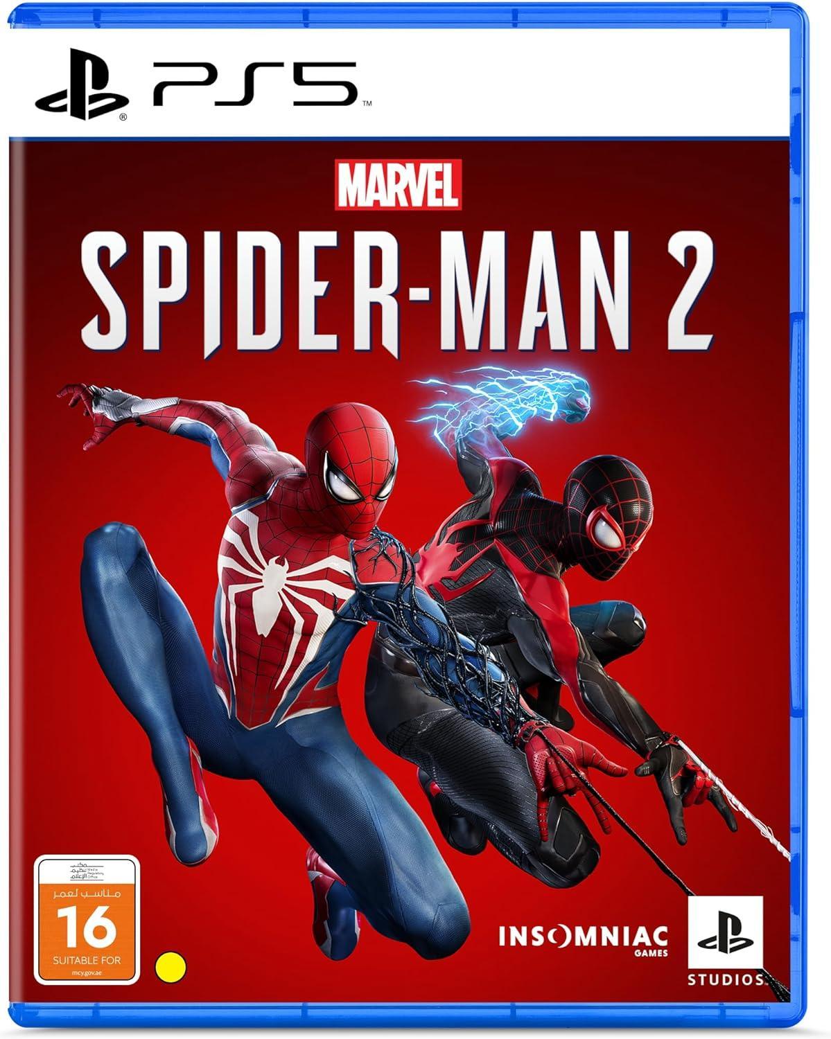 Sony PlayStation 5 Disc UAE Version + Marvels Spider Man 2 PS5 Bundle - Gamez Geek